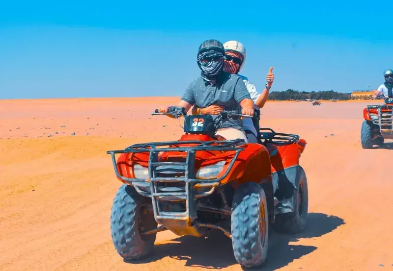 Dahab excursions featuring exciting quad biking